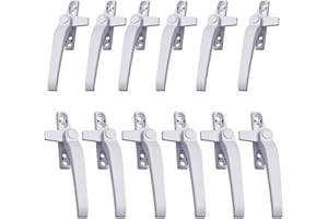 Colcolo 12 Pièces Poignées de Fenêtre Universelles Poignée de Verrouillage à Droite/Gauche