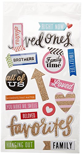 Me & My Big Ideas Spanplatte Wert pack-i Love My Family - 2