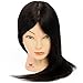 Neverland Beauty 16 Inch 100% Real Human Hair Hairdressing Cosmetology Training Head Mannequin Head Hairdresser Training Head w/Clamp For College and Professional Use #2