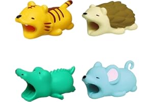 BSGP Lot de 4 mini protections de câble de chargement pour téléphone portable USB