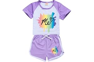 Rhymh Moriah Elizabeth Tracksuits T Shirt and Shorts 2pcs Set for Girls Boys Moriah Elizabeth Merch T Shirt Outfits