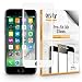 Produktbild iPhone 7 Schutzfolie [Vollglas], Orzly® 3D Pro-Fit – Panzerglas / Tempered Glasfolie / Displayschutzfolie - [Volldisplayabdeckung] für das iPhone 7 - [3D abgerundeten Kanten für die übergangslose Passgenauigkeit] – Weiß