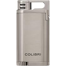 Accendino Colibri Evo A Fiamma Singola Antivento - Ricaricabile A Gas Butano, Con Regolazione Fiamma E Finestra Livello Gas
