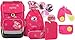 Produktbild ergobag cubo LIGHT Ultraleichter Schulranzen CinBärella (5-tlg.) + Sicherheitsset Pink
