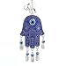 Produktbild Dekoration „böser Blick“ im türkischen Stil, Hand der Fatima mit blauem Auge, metall, Blau 01, 26cm*10cm