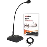 Lastvoice L-380 Profesyonel Masa Mikrofon (Işıklı K&uuml;rs&uuml; Mikrofon)