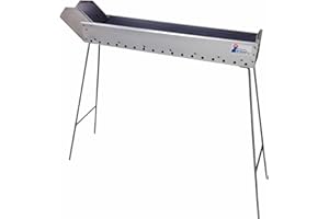 Mistermoby Fornacella Barbecue Canaletta per Arrosticini, Spiedini, Salsicce, Souvlaki, Kebab - 70 CM - Made in Italy - Artigianale e Compatta
