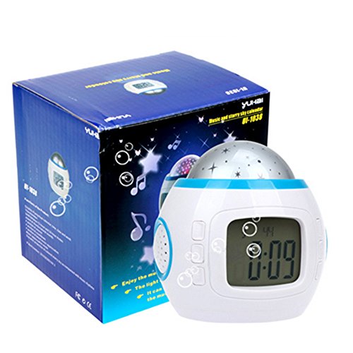 OFT Nachtlicht Sternenhimmel Projektion Kinderwecker LED-Leuchtwecker - 3