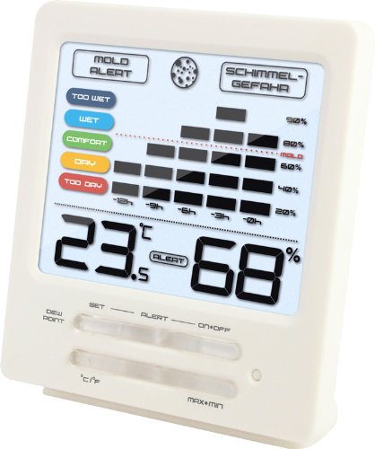Technoline Temperaturstation WS 9420 mit Innentemperatur- und Innenluftfeuchteanzeige sowie Schimmelalarm
