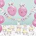 Produktbild I believe in Unicorns Party Decoration Kit - Balloons Bunting Cake Toppers