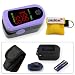 Produktbild Fingerpulsoximeter Pulsoximeter Fingerpulsoxymeter oxymeter MD 300 C13 mit Gratis Zubehör (Aufbewahrungstasche, Trageband, Silikonschutzhülle, Batterien) mit PULOX "RESPI-Key" Schlüsselanhänger Beatmungsmaske in gelb