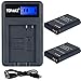 Produktbild TOP-MAX 2x EN-EL23 Akku Batterie (1850mAh) + USB Ladegerät mit LED Anzeige zu Nikon Coolpix B700 P900 P600 P610 S810C--mit Micro-USB Eingang und USB-Ausgang,zum gleichzeitigen Laden eines Dritt Gerätes (Kamera, iPhone, Tablet, Smartphone..usw.) !!