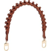 Lot De 2 Sangles De Sac En Similicuir Tressé - Longueur 62,5 Cm - Avec Boucles Métal - Pour Remplacer Ou Customiser Un Sac à Main