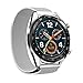 Price comparison product image Leafboat Compatible with Huawei Watch GT Running Watch Milanese Strap,22mm Unisex Adjustable Magnetic Closure Replacement Metal Wristband Suitable for Huawei Watch GT-Silver