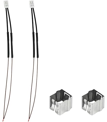 2 stuks heater en thermistor voor P1P, 3D-printeraccessoires, 24 V, 48 W, keramische verwarming 300 °C, hoge temperatuur thermistor en bevestigingsclip voor Bambu Lab P1P, P1S