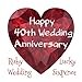 Lucky Sixpence Coin Ruby 40th Wedding Anniversary Gift, great present idea