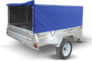 COVERANDCARRY Trailer Cover for the Erde 143, 153, Daxara 148,158 & Maypole MP6815 trailers using 600mm mesh sided extensions.