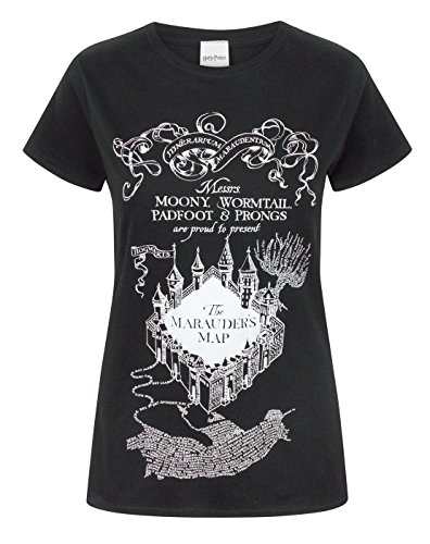 Harry Potter Marauders Map Women's T-Shirt (XL)