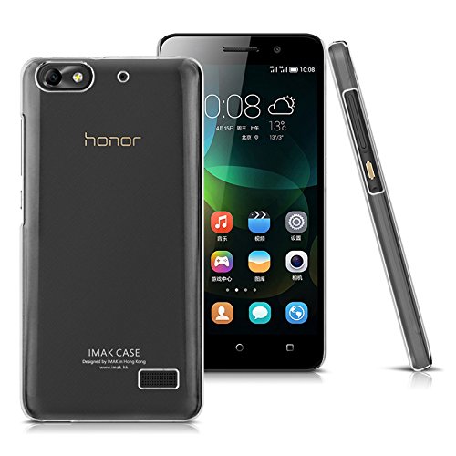 Heartly Plastic Imak Crystal Clear Hot Transparent Thin Hard Best Back Case Cover for Huawei Honor 4C Dual Sim