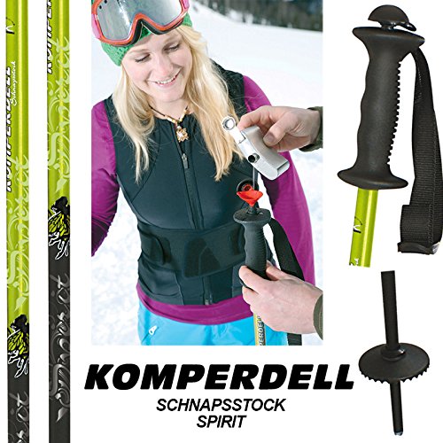 Komperdell Alpine Schnapsstock Skistöcke Länge 125 – Bild 3