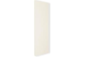 SILENT4 Elemento fonoassorbente "Brushed Pro M": 116 * 58 * 6.5cm, Bianco Crema