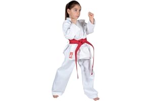 Itaki Karategi Kid - Tessuto 200 gr/m² - 65% Poliestere 35% Cotone - Divisa Bambino Ragazzo Karate Jujitsu Aikido Arti Marziali