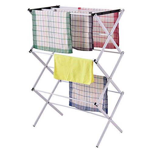 Preisvergleich Produktbild Wäscheständer Trockenlänge Handtuchhalter Wäschetrockner Handtuchtrockner Handtuchständer Badetuchhalter Trockengestell Metall faltbar