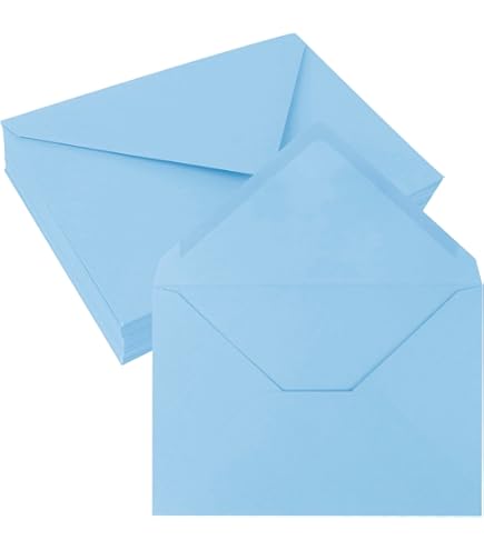 Netuno 25 Enveloppes Bleu Clair 182 X 134 Mm 120g Malmero Azur - Décoratives Et Colorées Pour Cartes De Voeux, Invitations, Mariage, Anniversaires