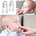 2Pcs Baby Kids Soft Safe Silicone Finger Toothbrush Gum Brush For Clear Massage (Blue)