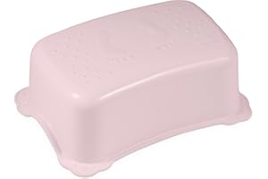 Hylat Baby Sgabello per Bambini - Stabile, Non Scivola, Leggero - per un Bambino da Ca. 3 Anni Fino a 40 Kg (Rosa)(Amico)