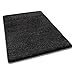 Produktbild casa pura® hochwertiger Hochflor - Teppich für besonders weiches Laufgefühl | schwarz | 4 Größen | 100x150cm