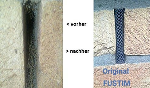 Fugenlüfter,Wespenschutz,Stoßfugengitter,Stoßfugenlüfter, Fugennetz, grau, Klinker 50 Stück - 4