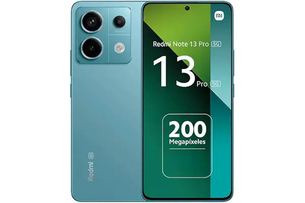 XIAOMI REDMI Note 13 Pro 5G 8/256 Ocean Teal, Pantalla de 6,67'', Smartphone Desbloqueado, batería de 5100 mAh, Android 13, Accesorios no incluidos (Reacondicionado)
