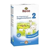 Holle Bio Folgemilch auf Ziegenmilchbasis 2 (4 x 400 gr);