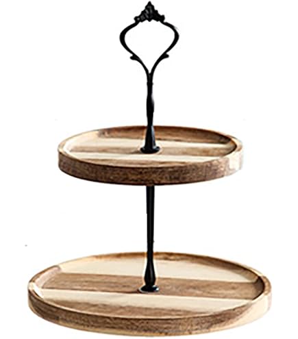 Feestbenodigdheden Vintage stijl rechthoekig houten dienblad Desktop Fruit Snack opbergvak Keuken dienblad Keukendecoratie En Accessoires(M