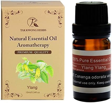 TKH 100% Pure Essential Oil Ylang Ylang Natural Plants Extracted 10ml Therapeutic Oil