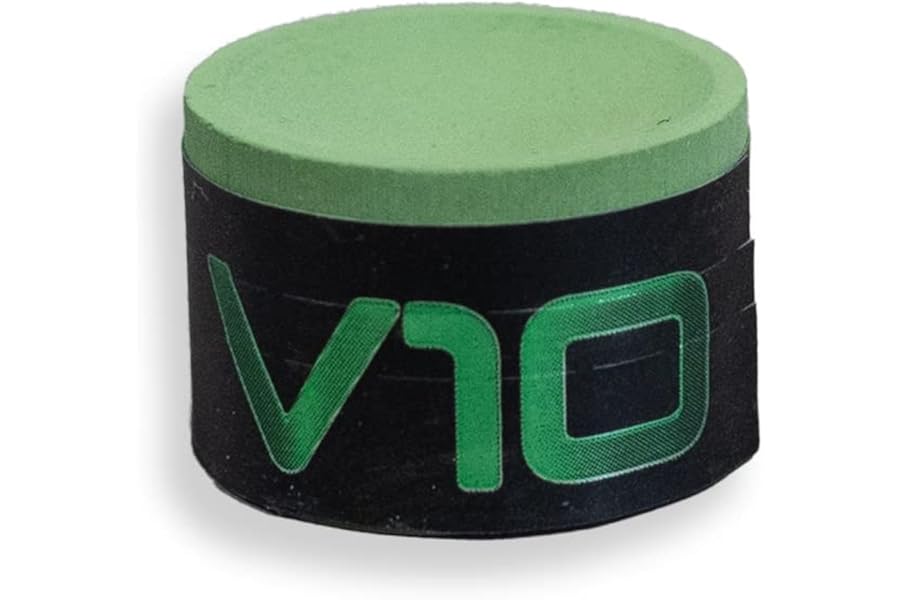 Ultimate Pool TAOM V10 round pool/snooker cue chalk light green. TAOM V10 light green round Pool/Snooker/Billiard cue chalk. Individual Piece