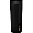 Corkcicle Commuter Cup Insulated Stainless Steel Spill Proof Travel Coffee Mug Keeps Beverages Cold for 9 Hours and Hot for 3 Hours, Matte Black, 17 oz