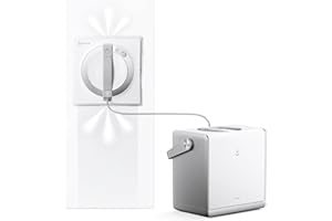 ‎ECOVACS ECOVACS WINBOT W2S Omni Fensterputzroboter mit Multifunktionsstation, intelligenter Bis-an-den-Rand-Reinigung mit TruEdge™, Aufladen während des Betriebs, DREI Wasserdüsen, 12-stufigem Schutz