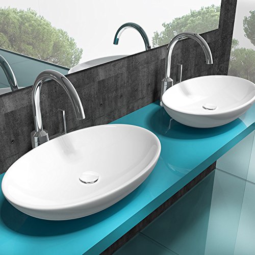 Push Open AA51 ohne Überlauf-Funktion edel verchromt mit Keramik-Deckel und Rohrverlängerung - 8