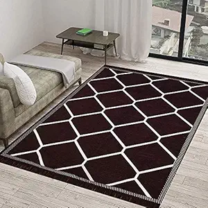 DAILZ Ethnic Velvet Touch Persian Design Chenille Carpet - 4.5