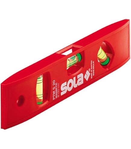 Niveau Magnétique Torpille Medid TP-300 – Longueur 200 Mm, Triple Bulle (horizontal, Vertical, 45°), Base Aimantée Puissante