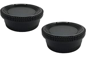 HomyWord 2 Set Body Cap & Camera Rear Len Cover for Nikon F/AI Mount DSLR Fit D7500，D750, D700, D810,D800, D800E, D610, D600, D40, D50,D5，D500, D60, D70, D70S, D80, D40X, D90, D3400