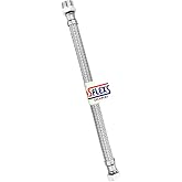 ASFLEXS 3/8&times;3/8 Nipelli (B&Uuml;T&Uuml;N UZUNLUKLAR) Paslanmaz &Ccedil;elik Flex Hortum Bağlantı Hortumu (20 cm)