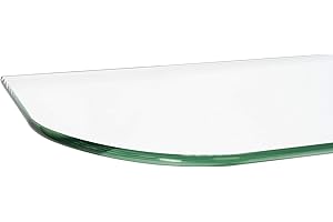 ib style® Glasboden | 6mm | abgerundet | 11 Größen | Klar | 60 x 12 cm