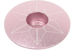 Supacaz Pink Anodized Star Cap