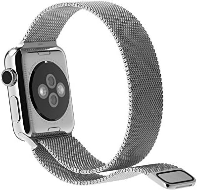 Blues Stone Apple Watch I Premium Milanese Bracelet Watch Stainless Steel Bracelet with Magnetic Clasp for Series 1, 2 and 3 (15 " – 42 mm I Replacement High Quality and Stylish