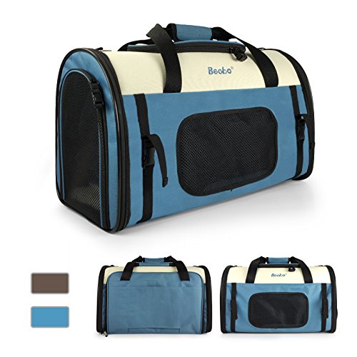 Becko-Expandable-Foldable-Pet-Carrier-Travel-Handbag-with-Padding-and-Extension