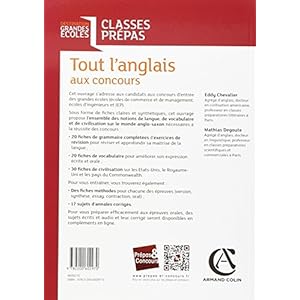 Tout l'anglais aux concours - Classes prépas Livre en Ligne Tout l'anglais aux concours - Classes prépas Livre en Ligne - Telecharger Ebook