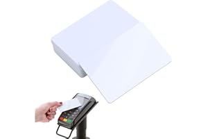 JINSIHU 30 PiezasTarjeta NTAG 215, NFC 215, NFC NTAG215 NFC Tag Etiqueta NFC, Memoria de 504 Bytes, Tarjeta de PVC Blanca, NFC Tags para TagMo Amiibo y NFC Teléfonos Móviles y Dispositivos Habilitados